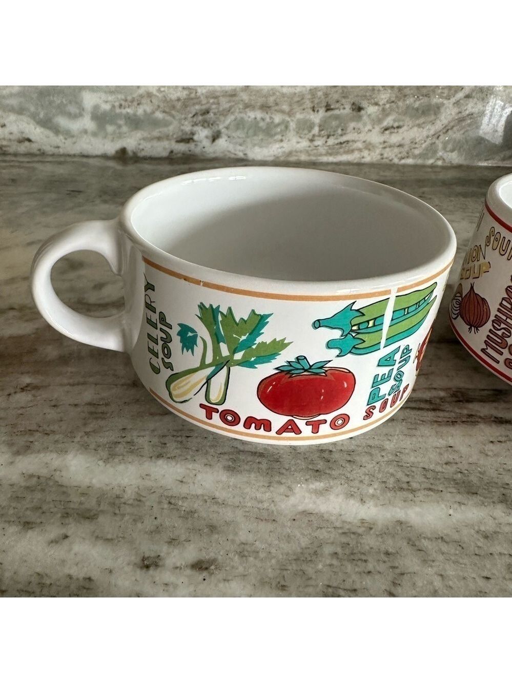 Set of (2) vintage soup bowls